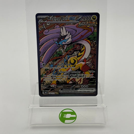 Pokémon TCG Raging Bolt EX #166 Prismatic Evolutions Trading Card 166/131