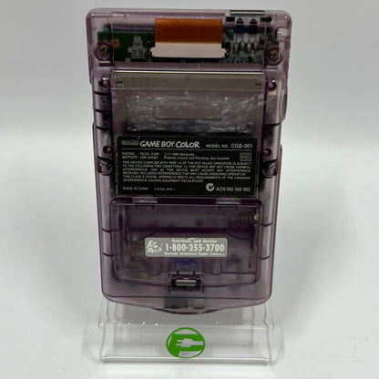 Nintendo Game Boy Color Handheld Game Console CGB-001 Atomic Purple