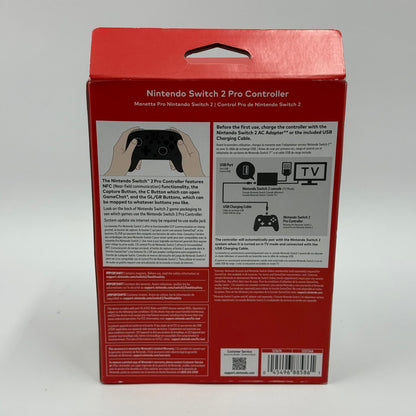 New Nintendo Switch 2 Pro Controller Controller BEE-008 Black