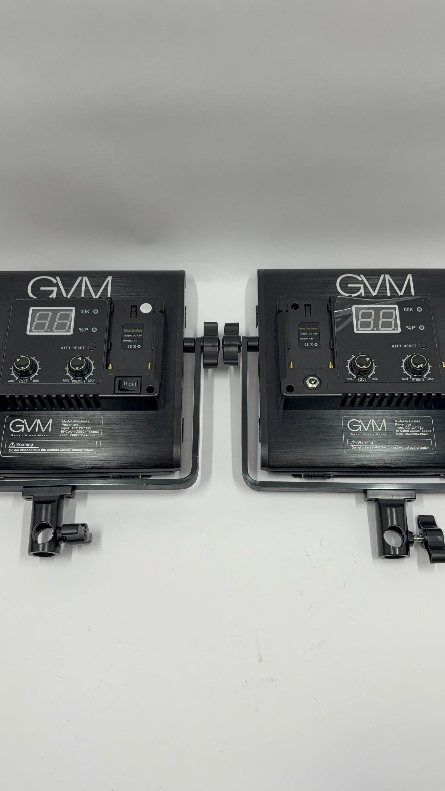 Great Video Maker GVM-560AS Studio Video Lights Outdoor 2 Lights