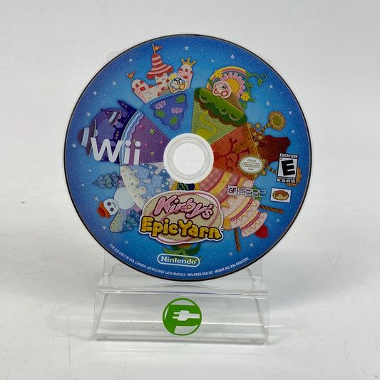 Kirby's Epic Yarn (Nintendo Wii, 2010) Disc Only