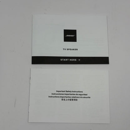 Bose TV Speaker  Black 838309-1100