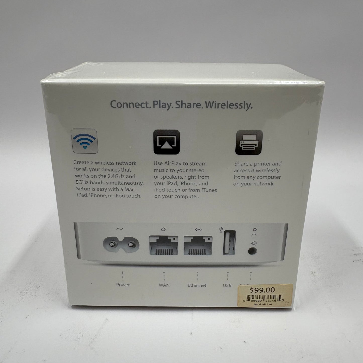 New Apple AirPort Express 802.11n Wi-Fi Base Station MC414LL/A
