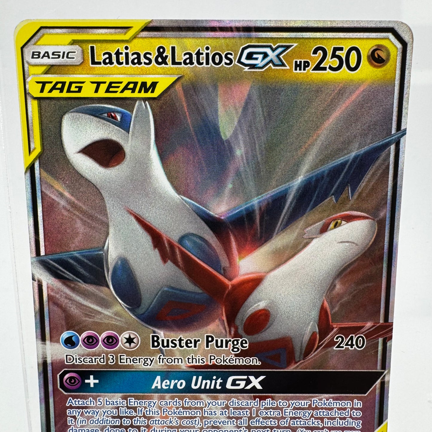 Pokémon TCG Team Up Latias & Latios GX #113 Holo English LP