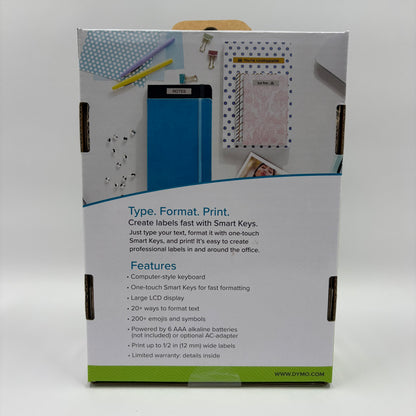 New DYMO LabelManager 160e Portable Label Maker