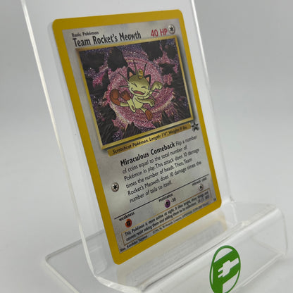 Pokémon TCG Promo Team Rocket's Meowth 18 English