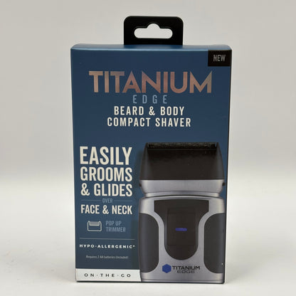 New Titanium Edge Beard & Body Compact Shaver Wireless Shaver 3125S