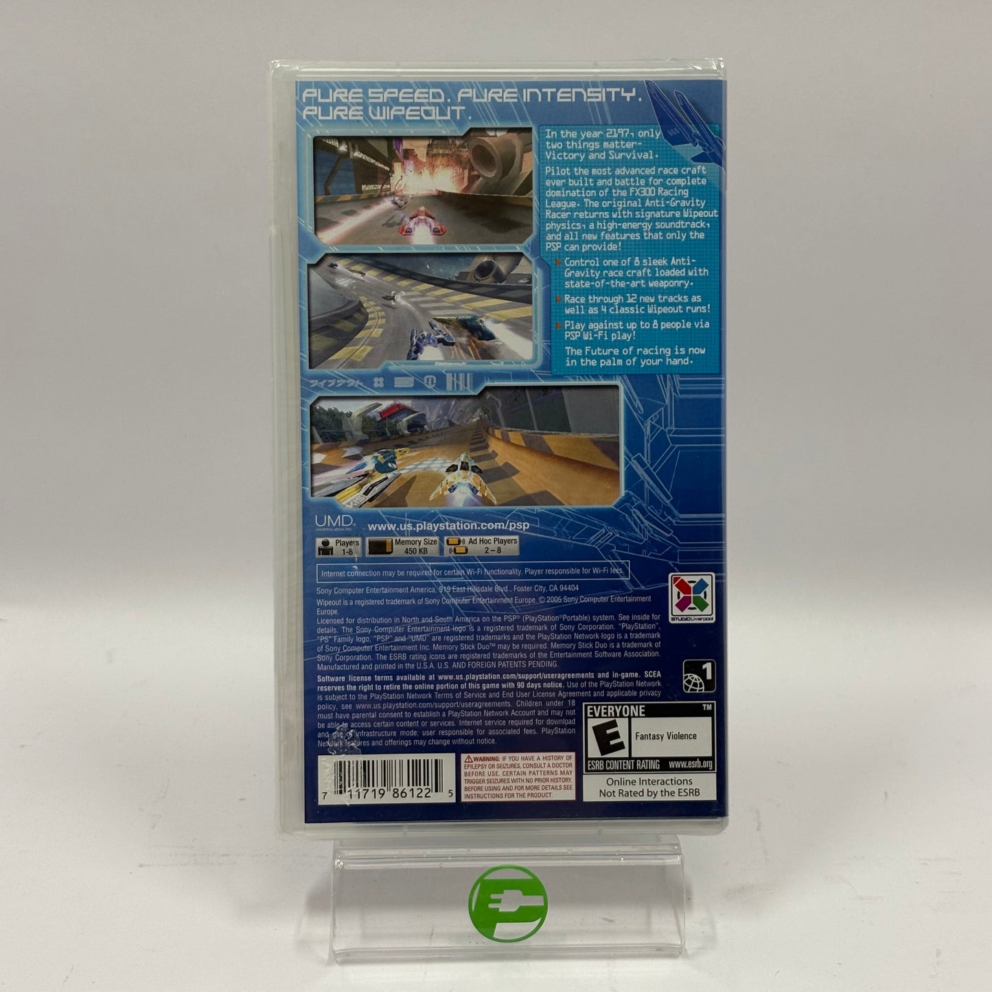 New Wipeout Pure (Sony PlayStation Portable PSP, 2005)