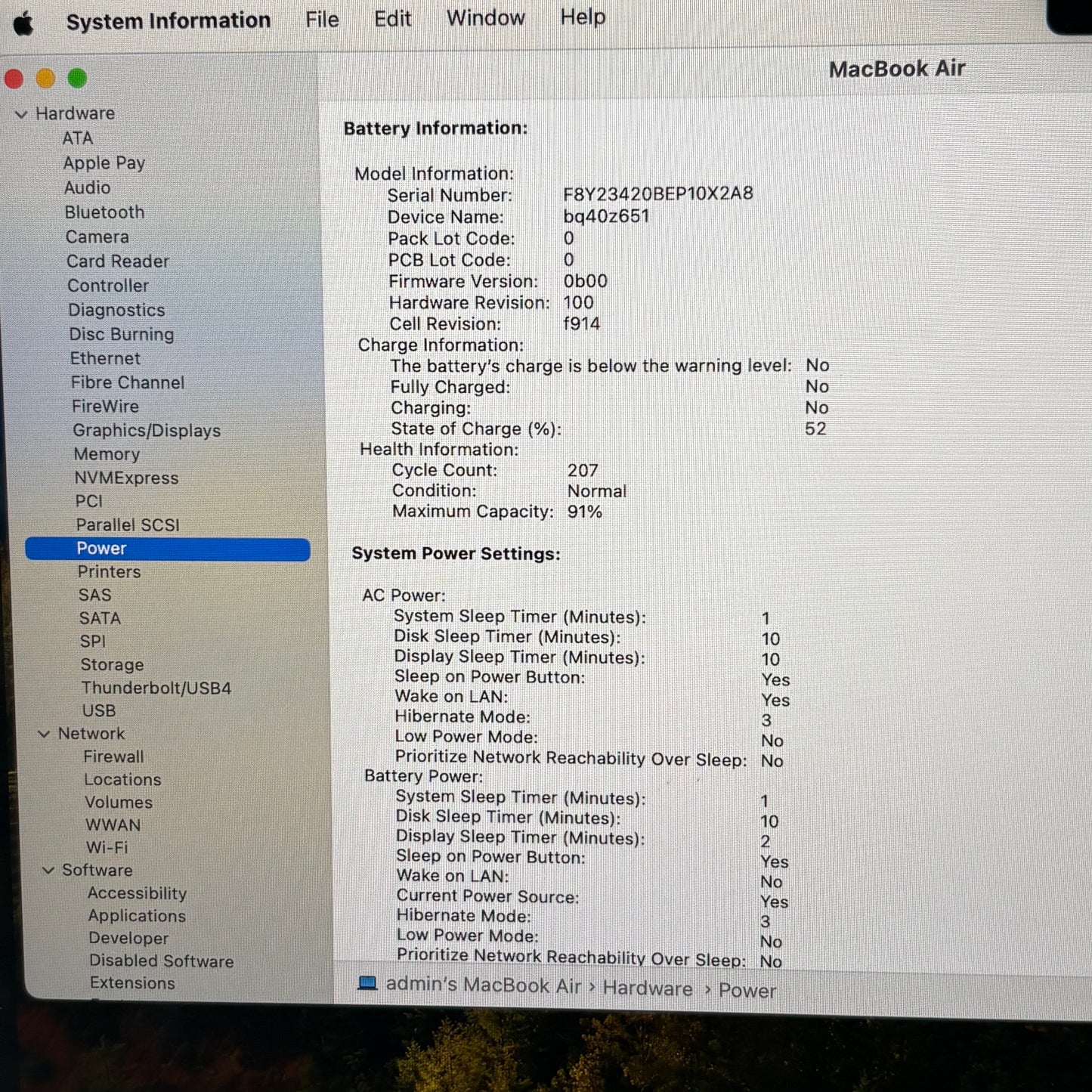 2022 Apple MacBook Air 13.6" M2 8C GPU 3.5GHz 8GB RAM 256GB SSD A2681
