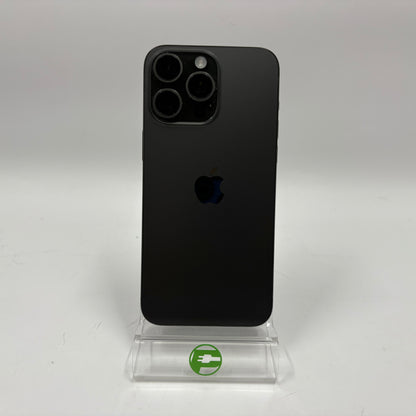 Unlocked Apple iPhone 15 Pro Max 256GB Black Titanium MU663LL/A