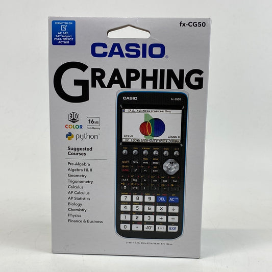 New Casio FX-CG50 Graphing Calculator