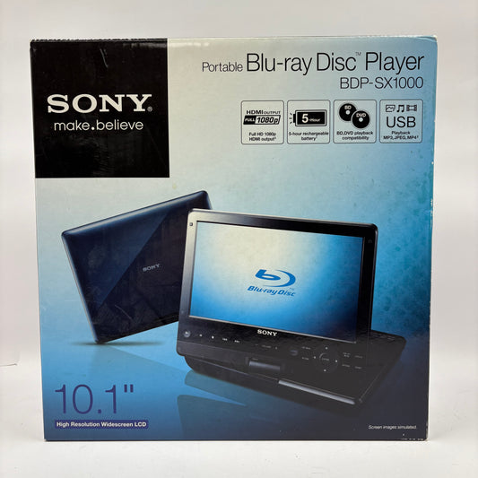 Sony BDP-SX1000 Portable Blu-Ray Player No Remote