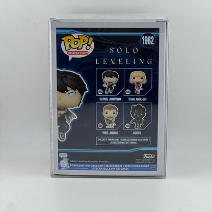 New Funko Pop Solo Leveling Sung Jinwoo #1982 Vinyl Figure with Protector