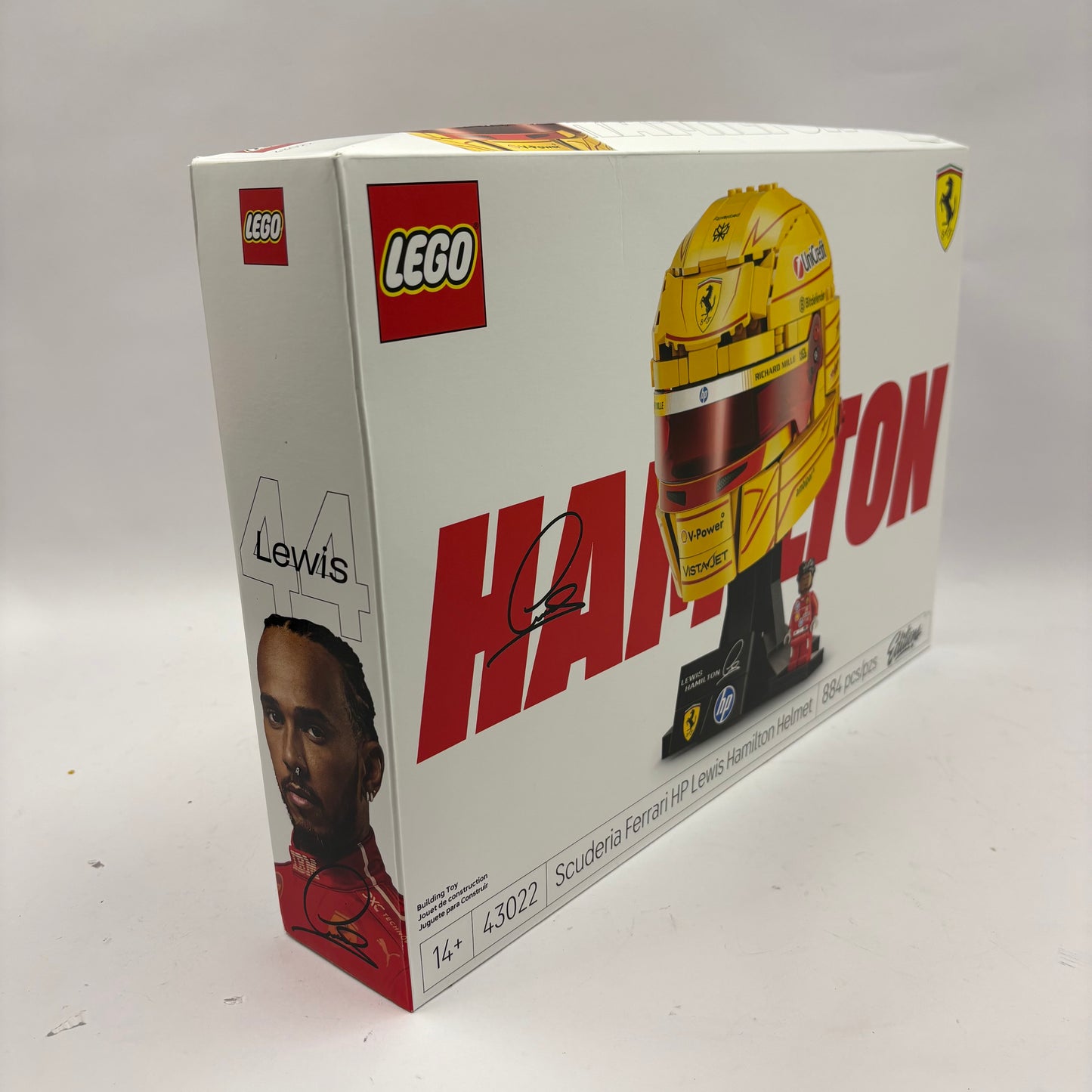 New Lego Scuderia Ferrari HP Lewis Hamilton Helmet Lego Set 6590614