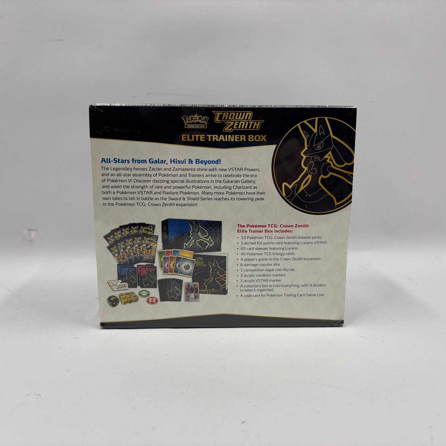 New Pokémon TCG Crown Zenith Elite Trainer Box Rip