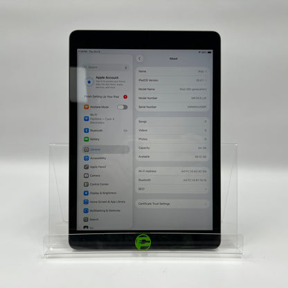 WiFi Only Apple iPad 9th Gen 64GB Space Gray MK2K3LL/A