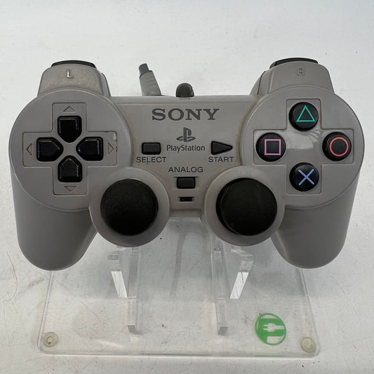 Sony PlayStation 1 PS1 DualShock Wired Controller Gray SCPH-1200