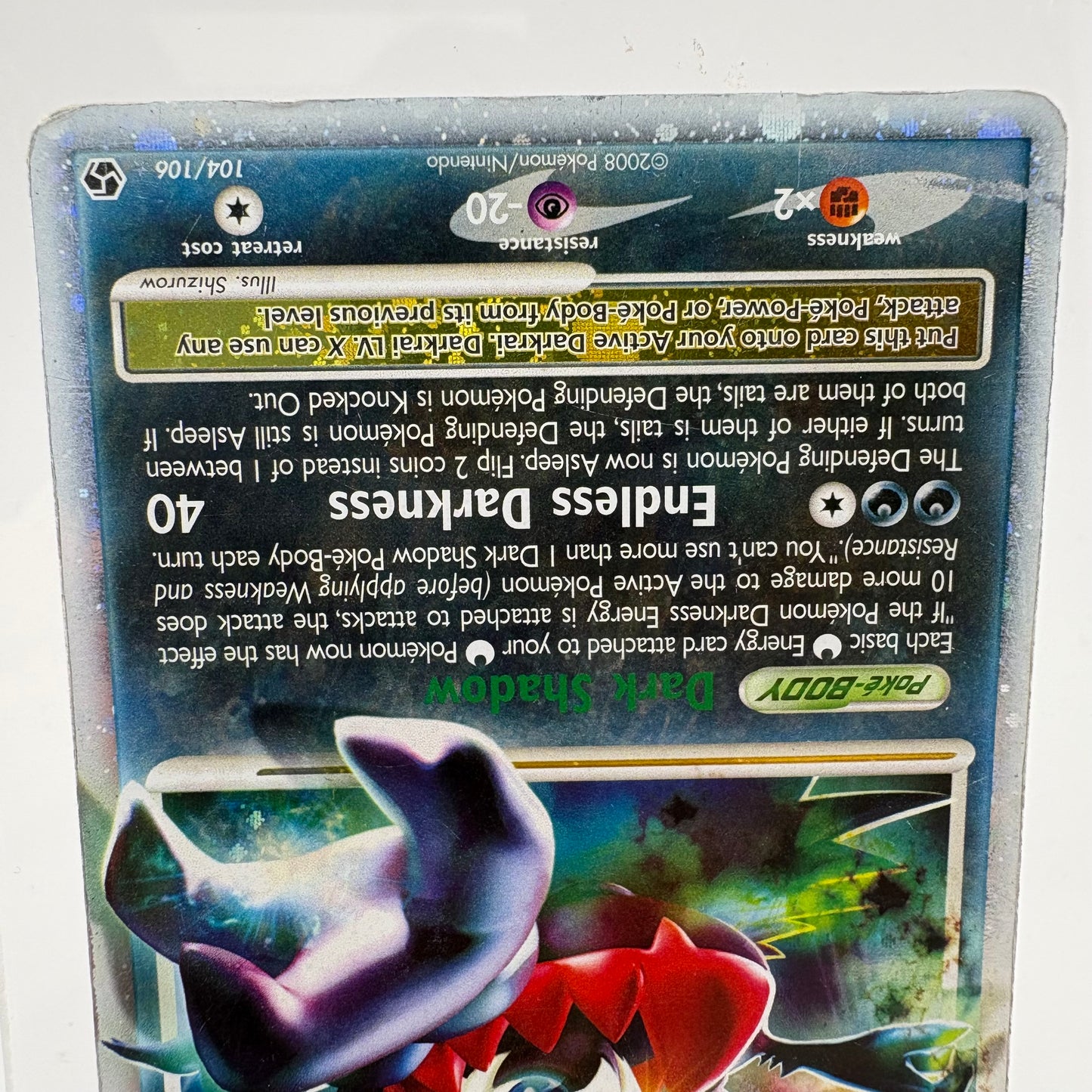 Pokémon TCG Great Encounters Darkrai LV. X 104 Holo English MP