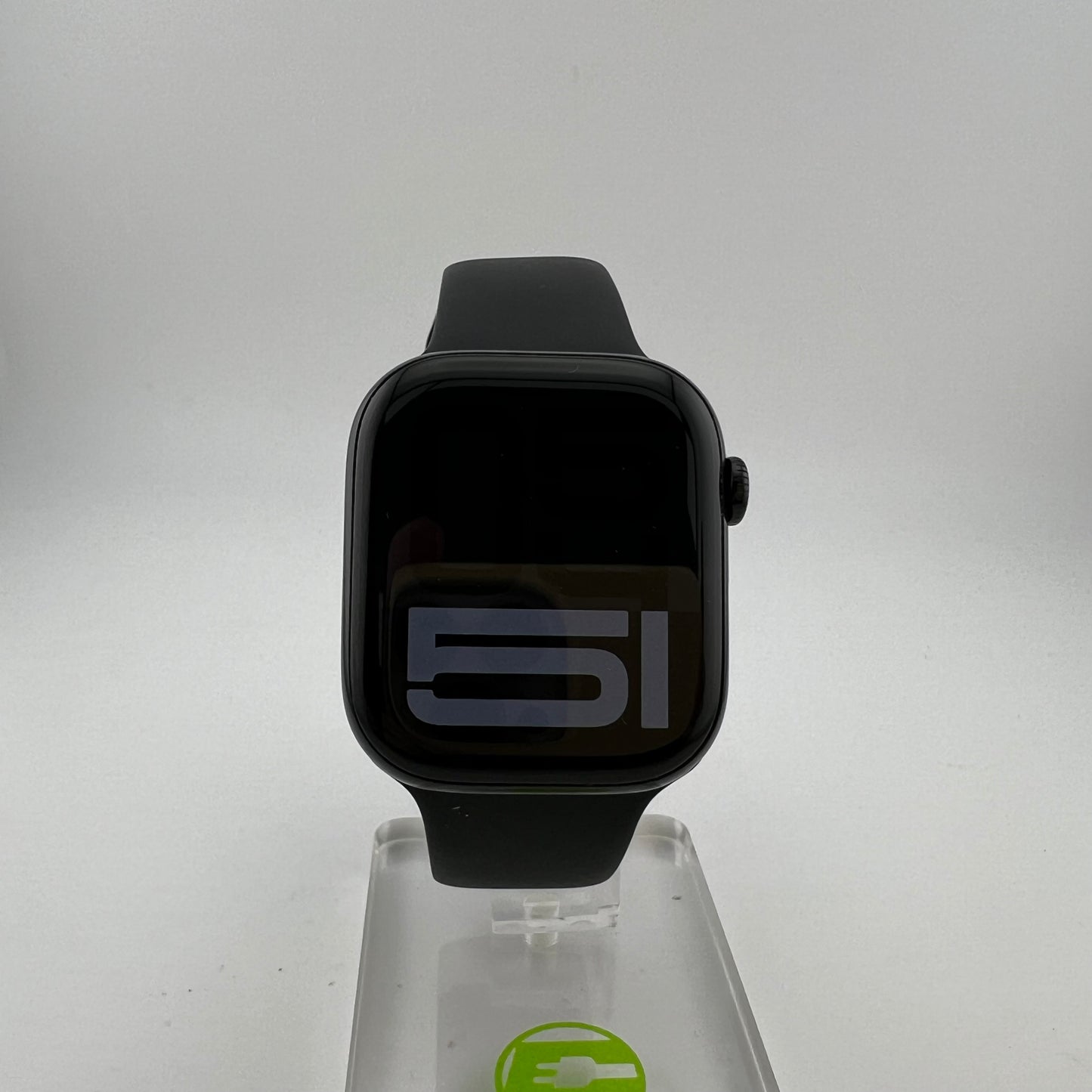 Unlocked Apple Watch Series 10 46MM Black Aluminum Black Sport Band MWY43LL/A