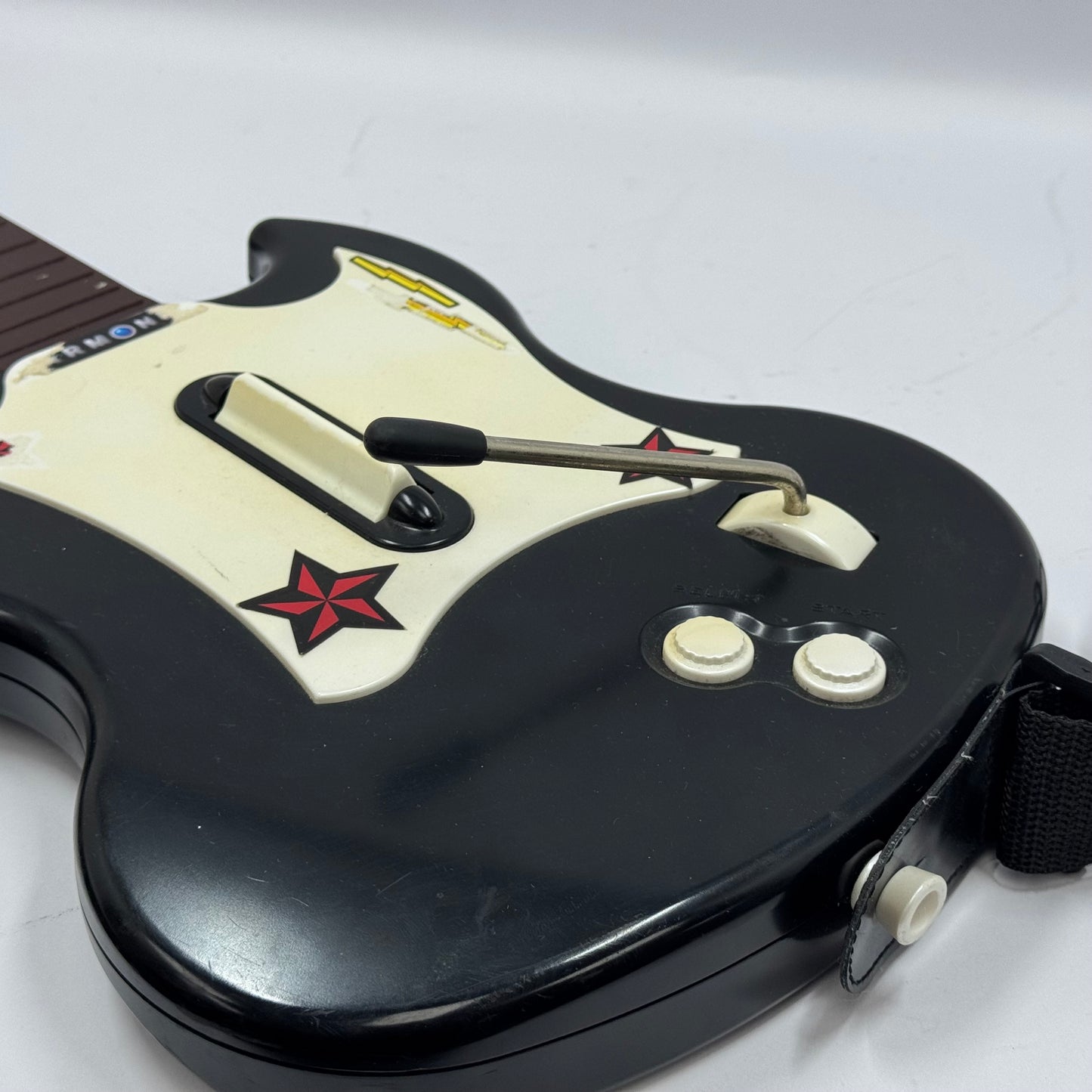 RedOctane PSLGH PS2 Wired Guitar Hero Guitar Sticker Residue