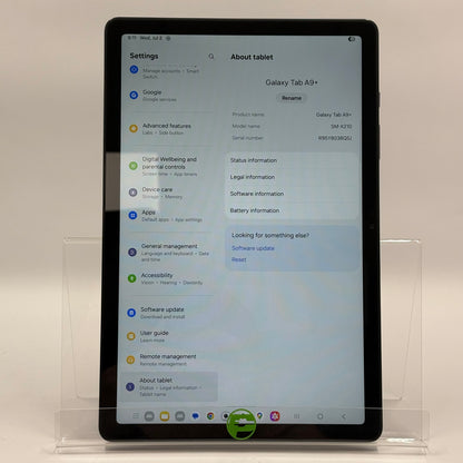 WiFi Only Samsung Galaxy Tab A9 Plus 8.7" 64GB Navy SM-X210 Tablet