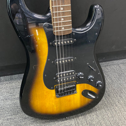 Fender 2020 Bullet Stratocaster HSS HT Hardtail Guitar Black Sunburst Indonesia