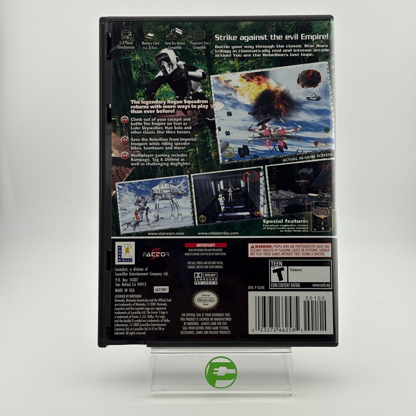 Star Wars Rogue Squadron III: Rebel Strike (Nintendo GameCube, 2003)