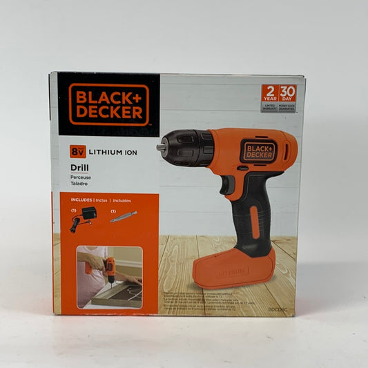 New Black+Decker BDCD8C 8V Drill