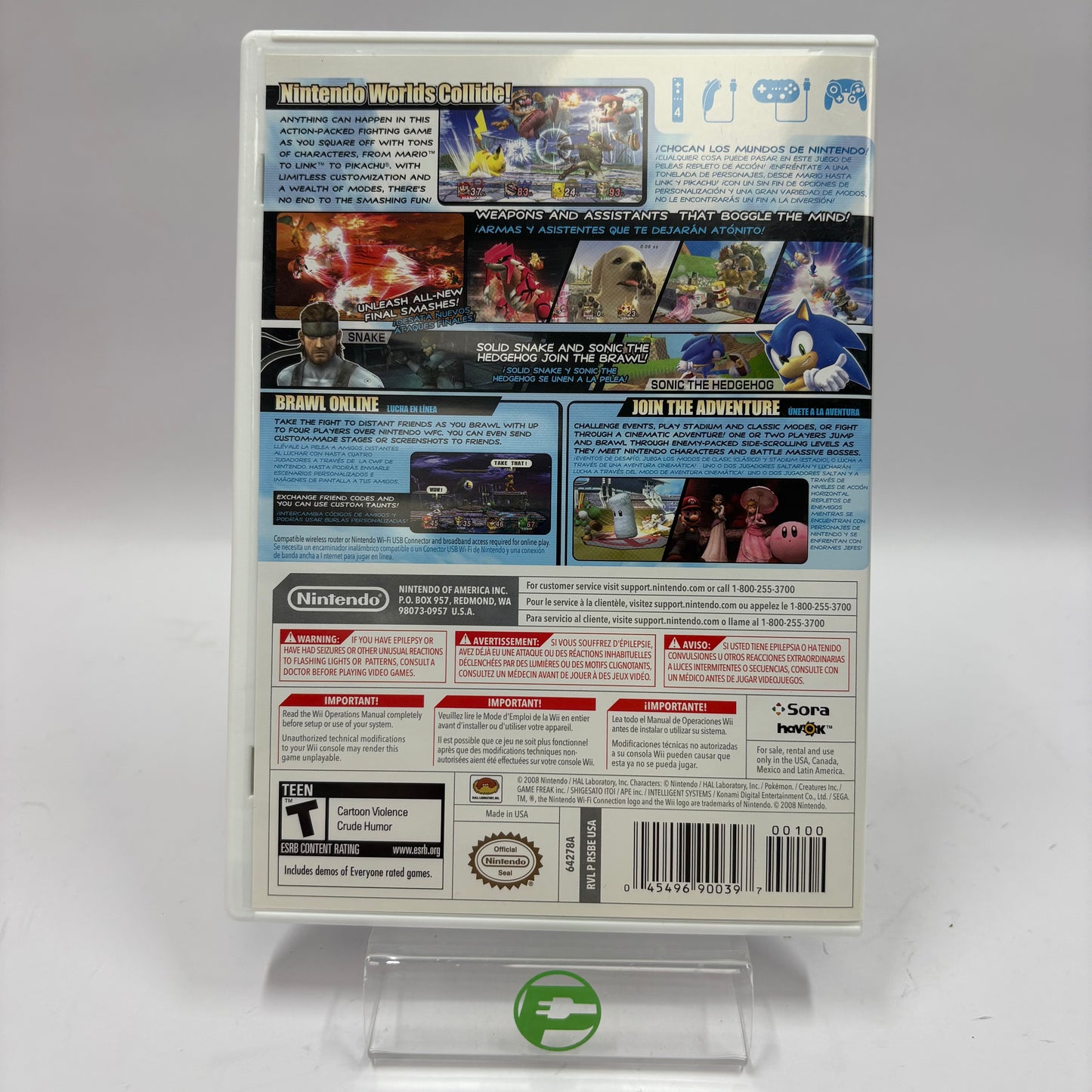 Super Smash Bros. Brawl (Nintendo Wii, 2008)