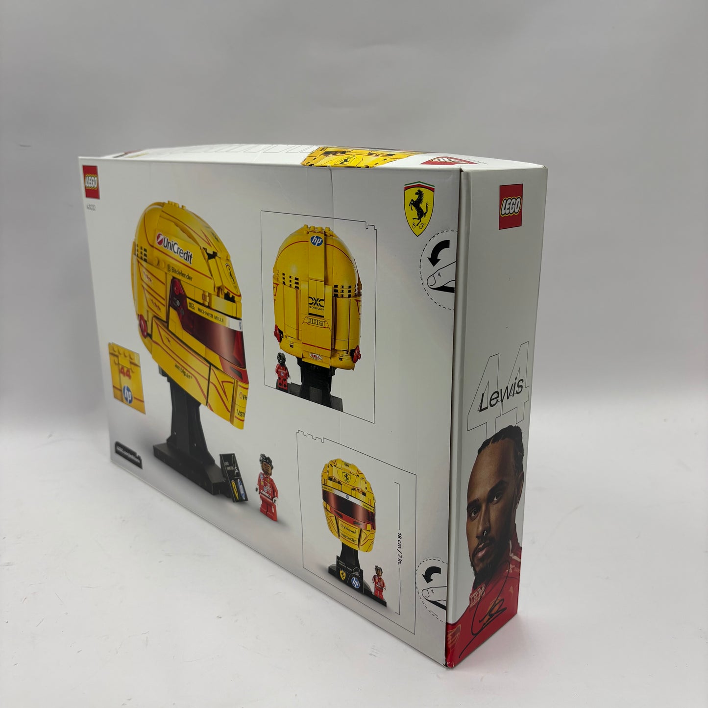 New Lego Scuderia Ferrari HP Lewis Hamilton Helmet Lego Set 6590614
