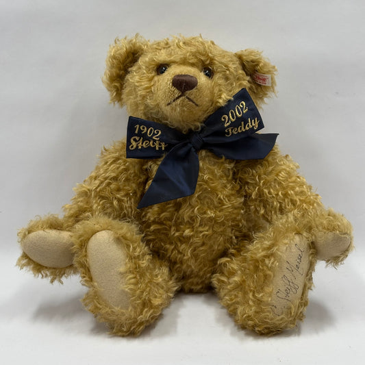 Steiff Centenary 1902-2002 Jointed Mohair Teddy Bear Limited Edition Signed
