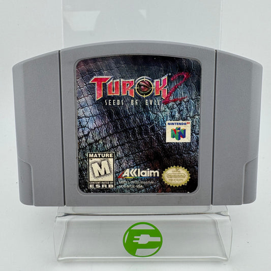 Turok 2 Seeds of Evil (Nintendo 64 N64, 1998) Cartridge Only