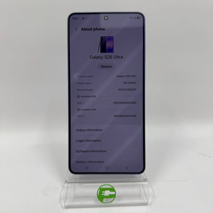 Boost Mobile Samsung Galaxy S26 Ultra 12GB RAM 256GB SM-S948U Cobalt Violet