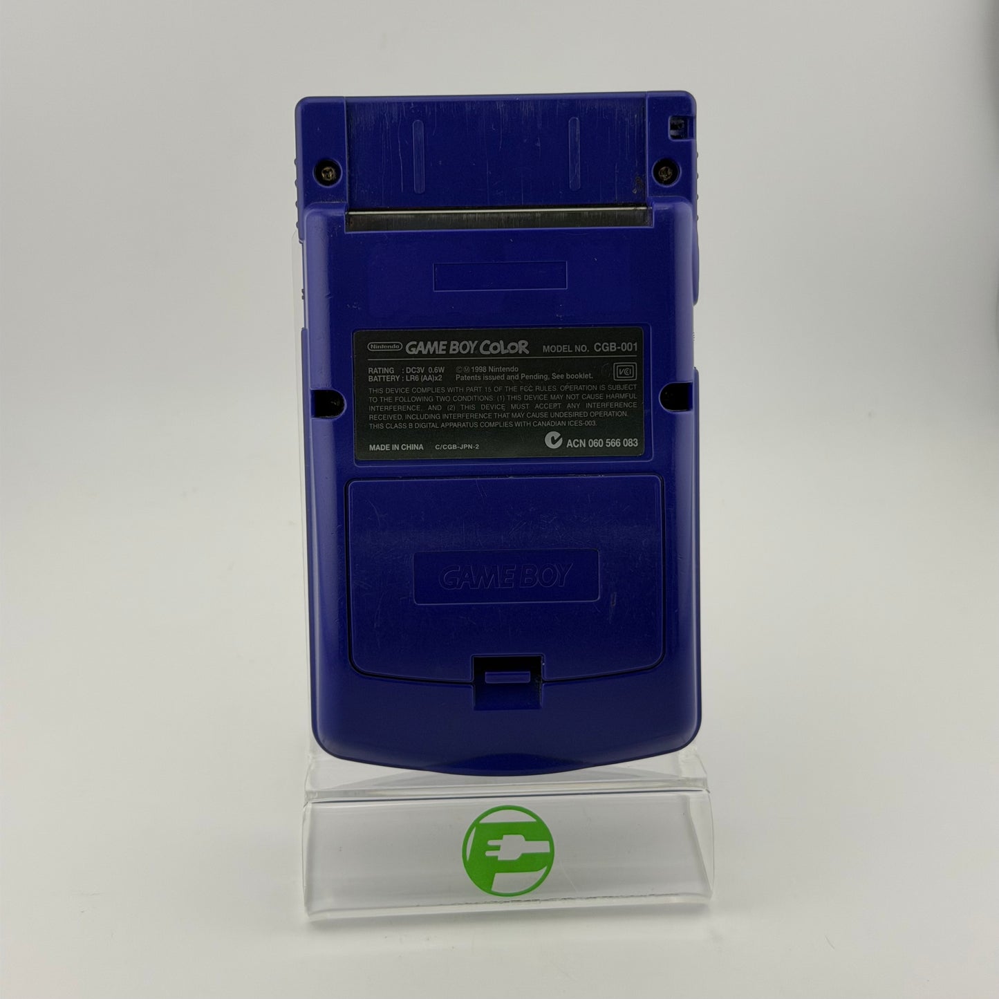 Nintendo Game Boy Color Handheld Game Console Only CGB-001 Purple