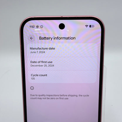 Verizon Google Pixel 9 256GB Peony G2YBB