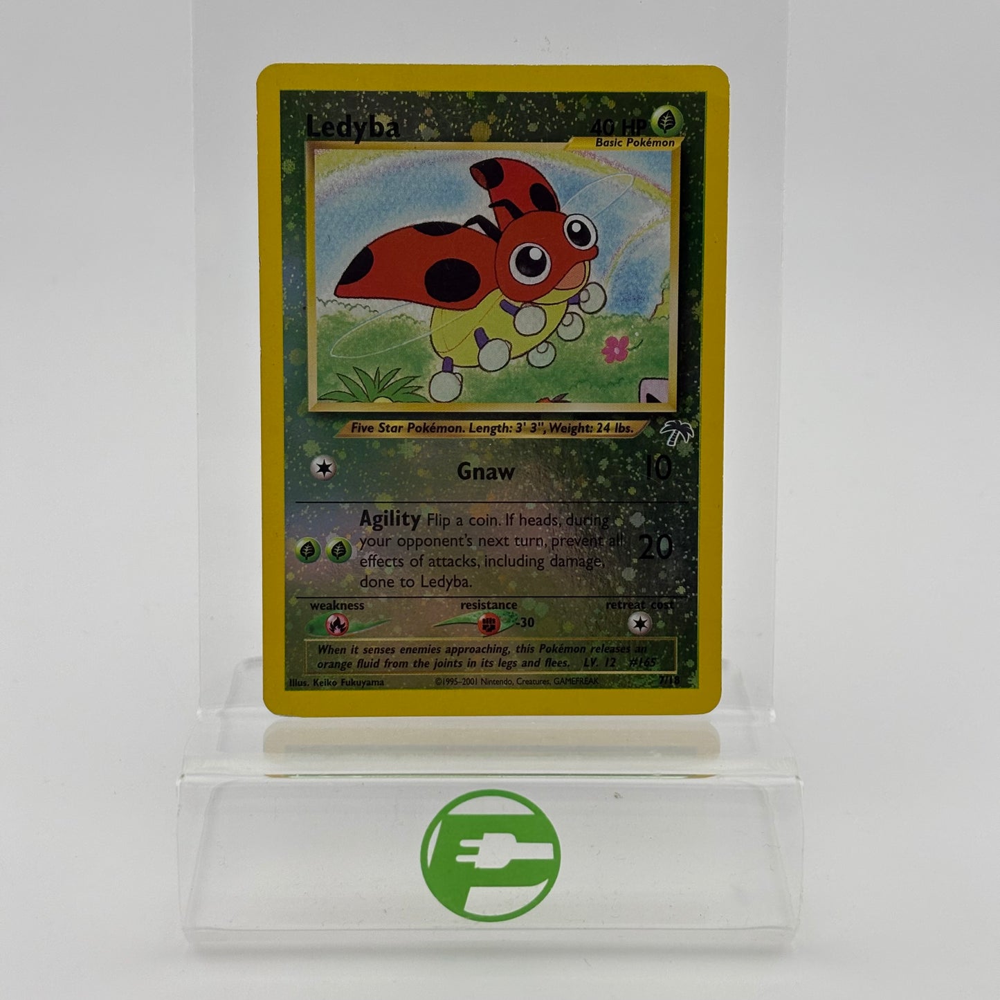 Pokémon TCG Southern Islands Ledyba 7/18 Reverse Holo English