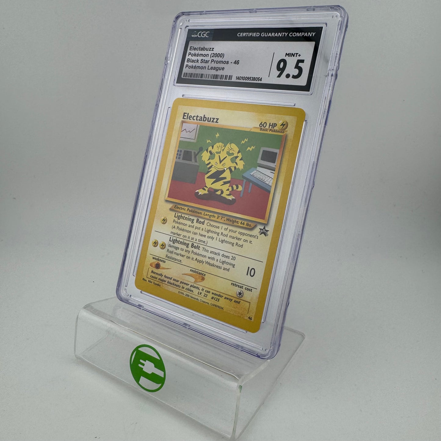 Pokémon TCG Promo Electabuzz #46 Regular English CGC 9.5 MINT