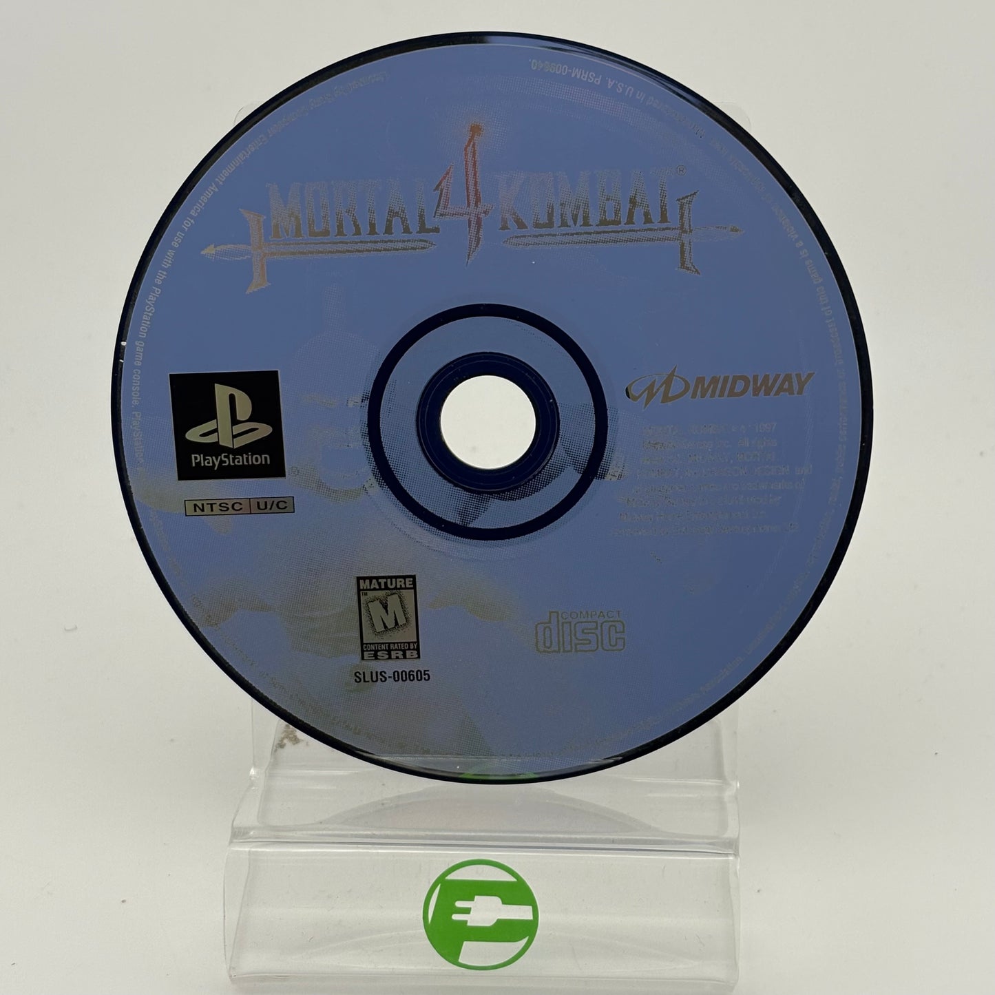 Mortal Kombat 4 (Sony PlayStation 1 PS1, 1998)