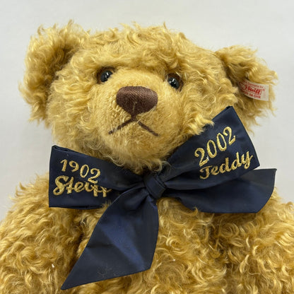 Steiff Centenary 1902-2002 Jointed Mohair Teddy Bear Limited Edition Signed