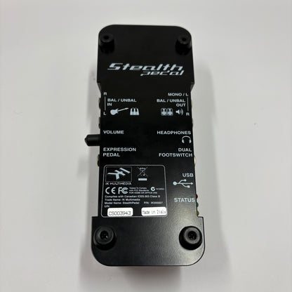 IK Multimedia StealthPedal Guitar Interface/Controller Pedal CS003943