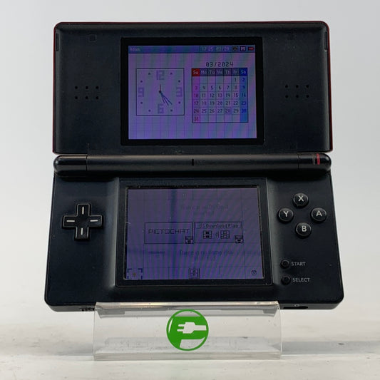 Nintendo DS Lite Handheld Game Console USG-001 Black/Red