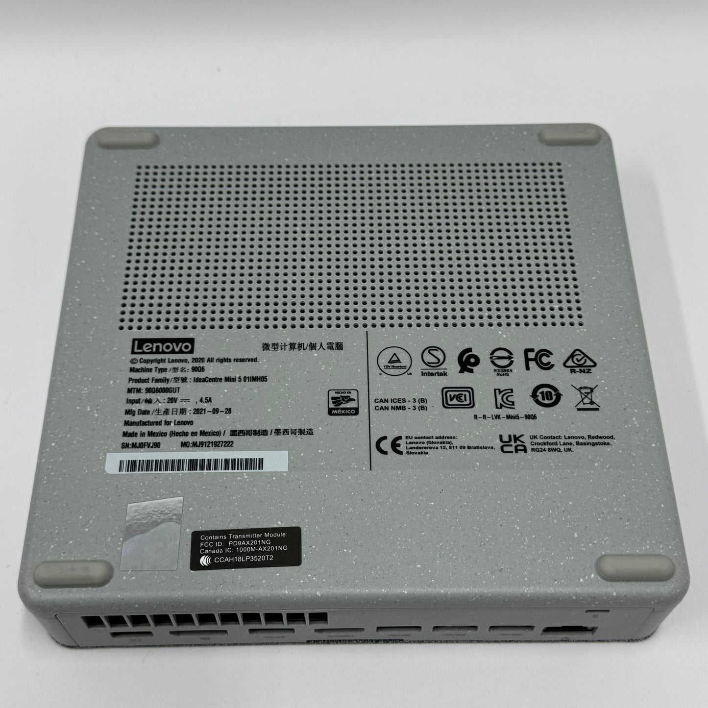 Lenovo IdeaCentre Mini 5 i5-10400T 16GB RAM 256GB SSD 1TB HDD Desktop Only