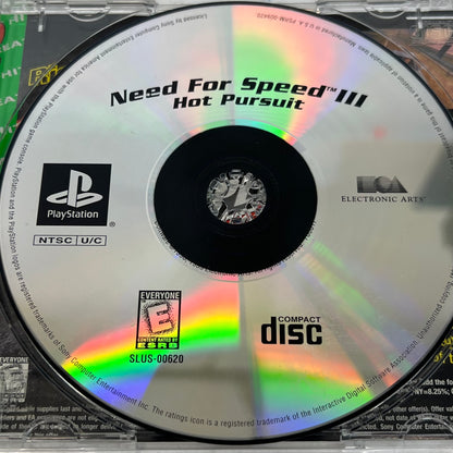 Need for Speed 3 Hot Pursuit  (Sony PlayStation 1 PS1,  1997)