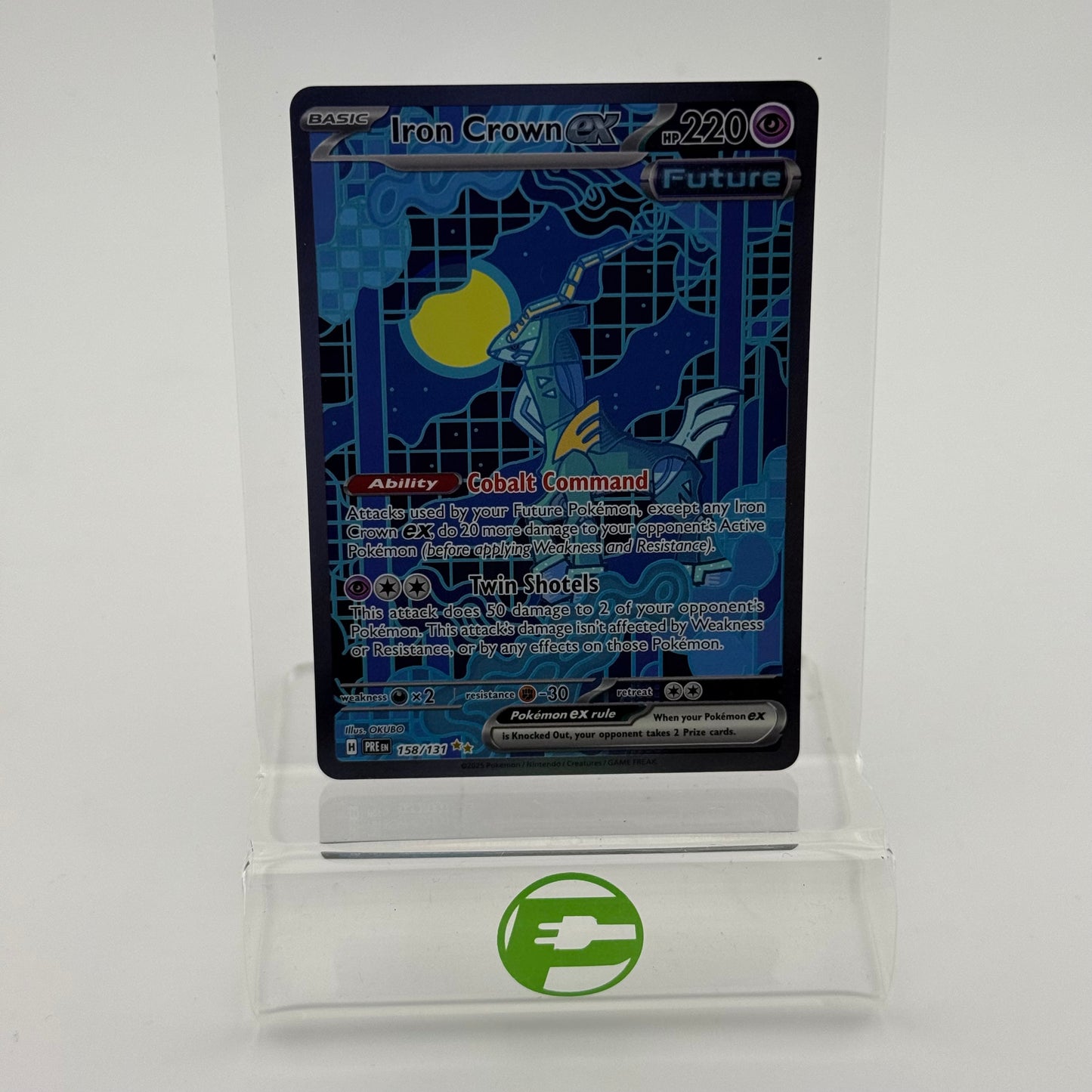 Pokémon TCG Iron Crown EX #158 Prismatic Evolutions Trading Card 158/131