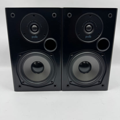 Polk Audio T15 Passive Bookshelf Speakers Black
