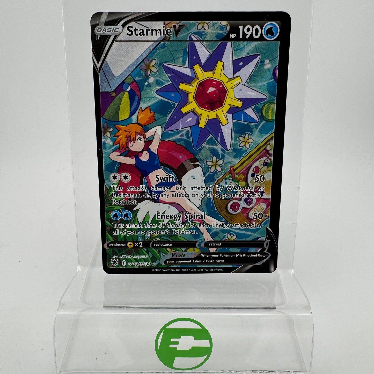 Pokémon TCG Astral Radiance Starmie V #TG13 Holo English NM