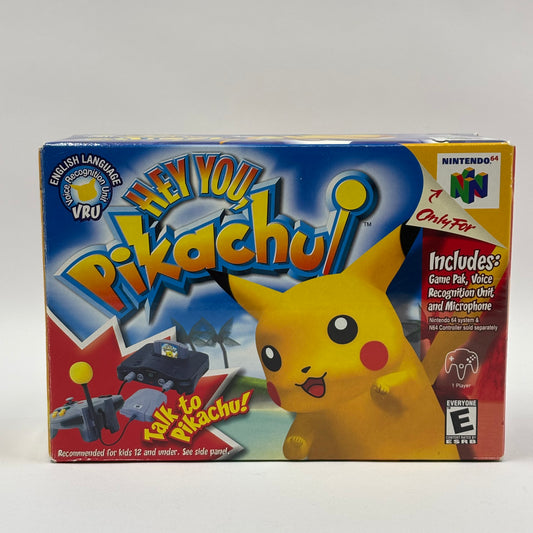Hey You Pikachu [Microphone Bundle] (Nintendo 64 N64, 2000)