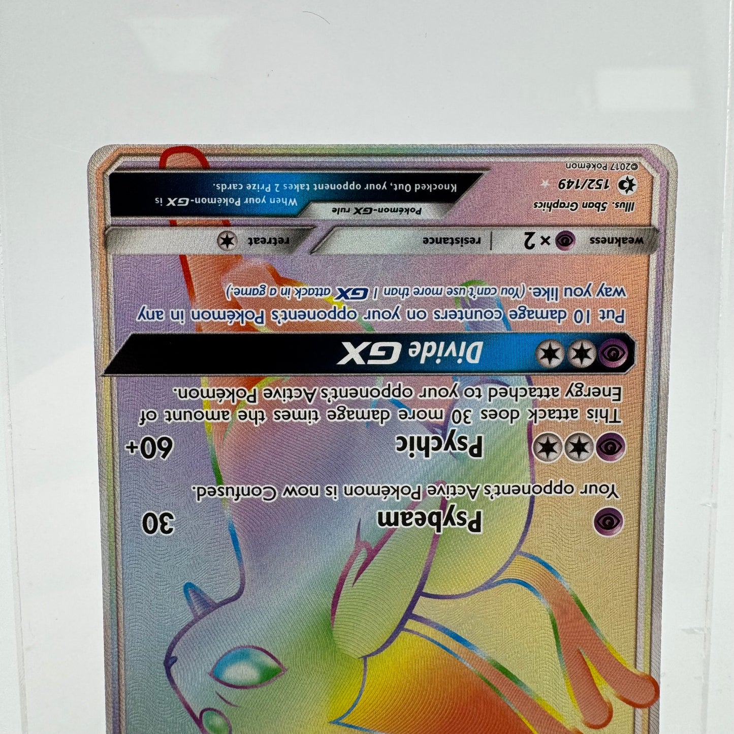 Pokémon TCG Sun & Moon Espeon GX #152 Holo English NM