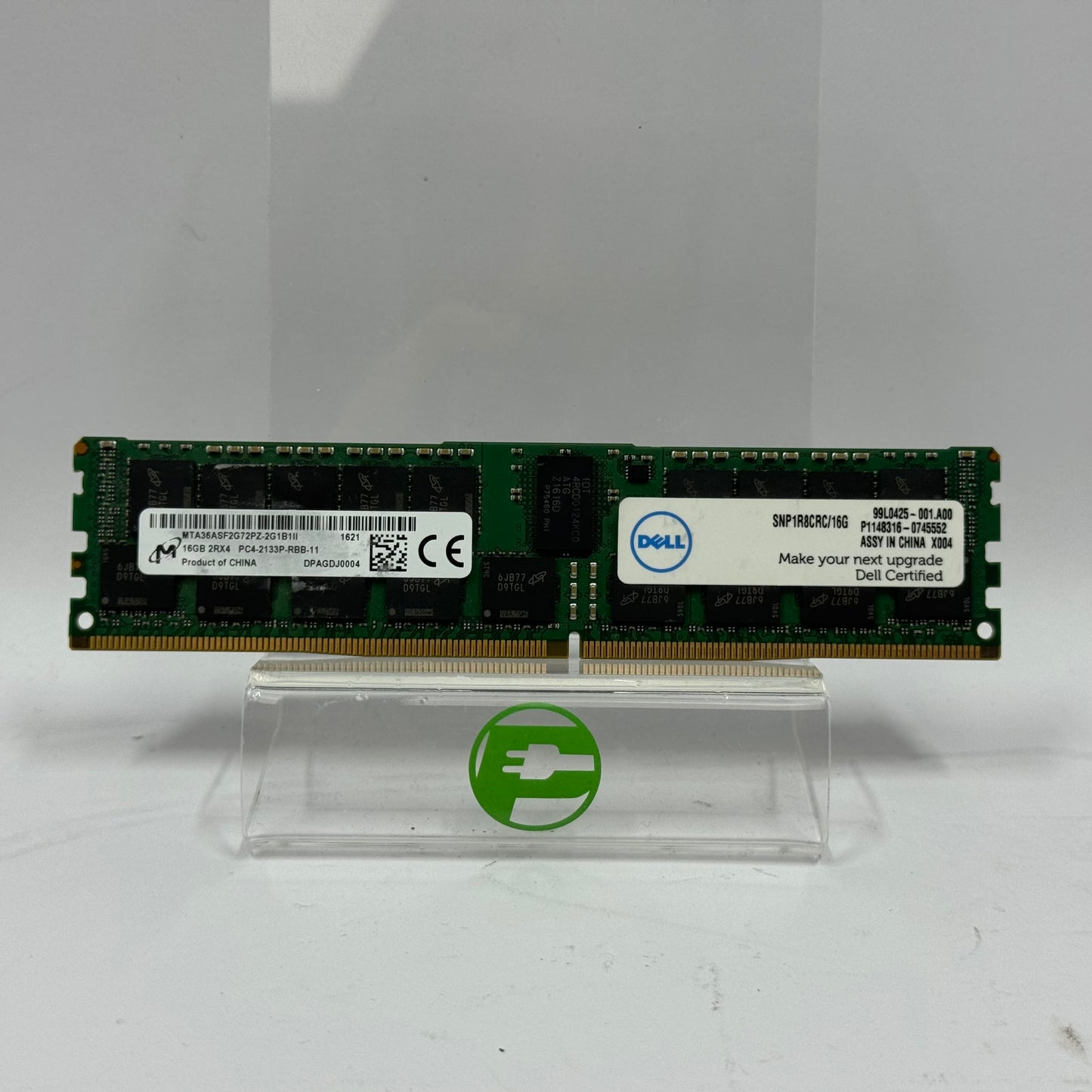 Micron  16GB (1x16GB) RAM DDR4 2133MHz MTA36ASF2G72PZ-2G1B1II Server Memory
