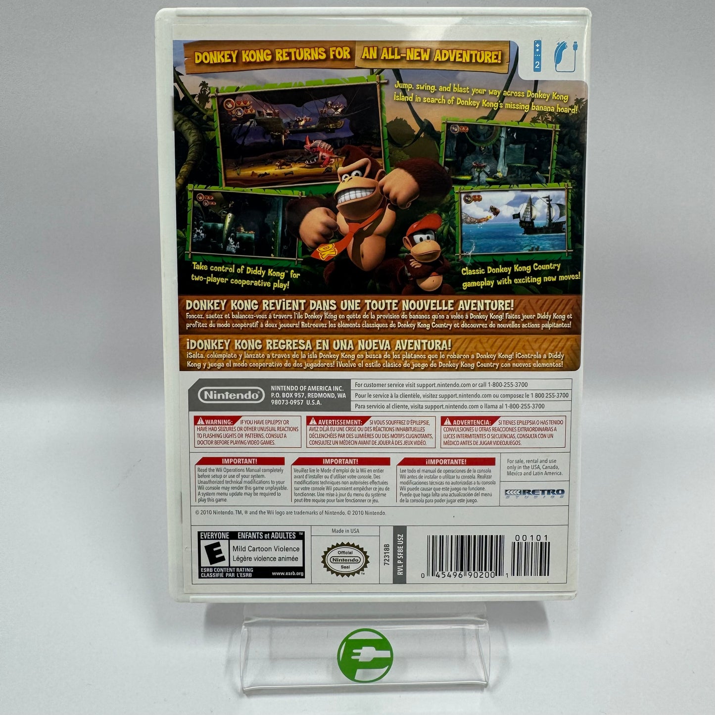 Donkey Kong Country Returns (Nintendo Wii, 2010)